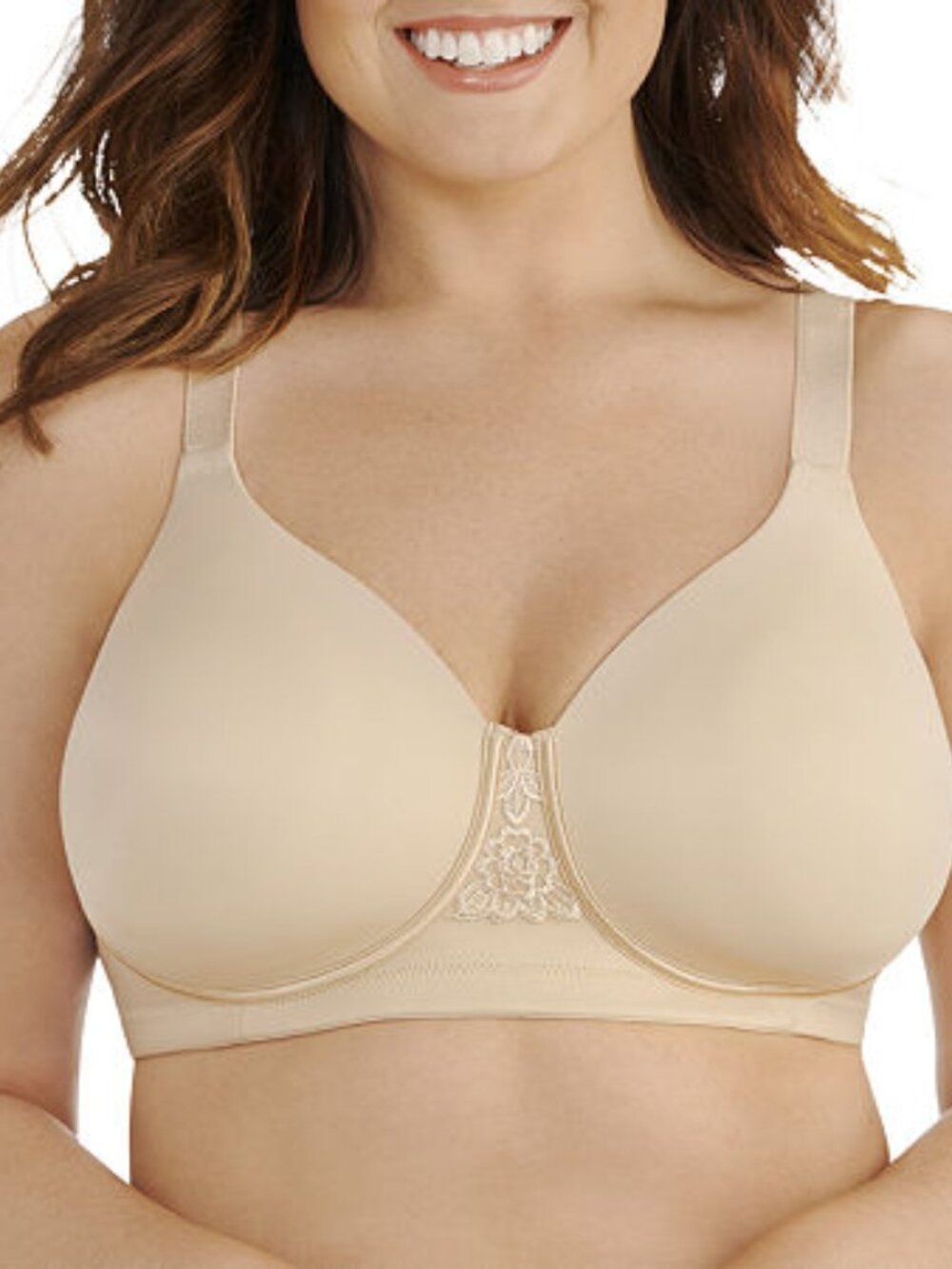 #2385 Vanity Fair Lingerie Back Back Smoother Full-Figure Wireless Bra 71380,